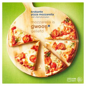 g'woon krokante pizza mozzarella