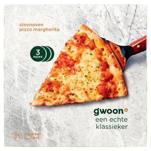 g'woon steenoven pizza margherita