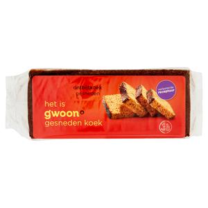 g'woon ontbijtkoek gesneden