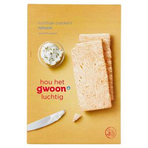 g'woon luchtige crackers naturel