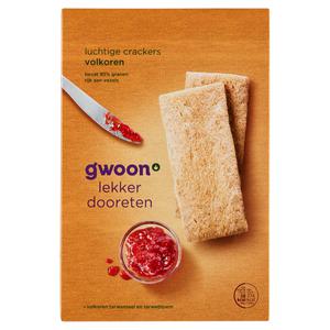 g'woon luchtige crackers volkoren