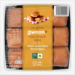 g'woon mini worstenbroodjes