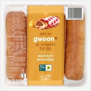 g'woon worstenbroodjes