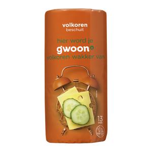 g'woon volkoren beschuit