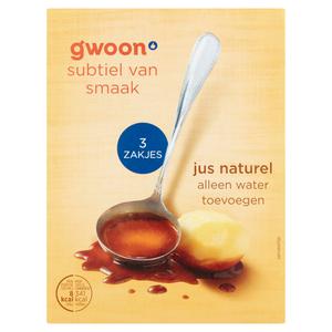 g'woon jus naturel 3-pack