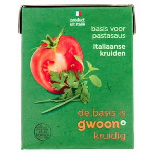 g'woon basis voor pastasaus Italiaanse kruiden