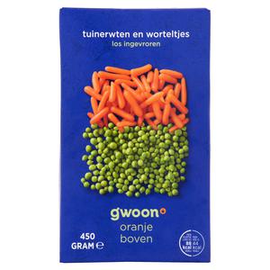 g'woon tuinerwten en worteltjes