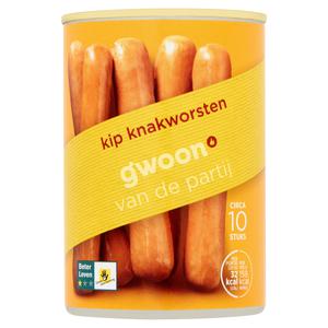 g'woon kip knakworsten