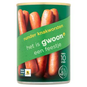 g'woon runder knakworsten