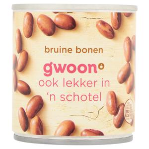 g'woon bruine bonen