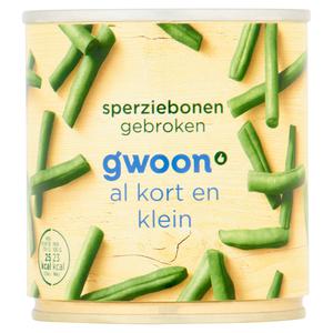 g'woon sperziebonen gebroken