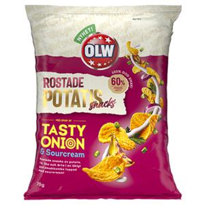 OLW Roasted Potato Snacks Onion & Sourcream 75g