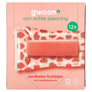 g'woon aardbei fruitijsjes