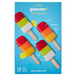 g'woon mini waterijsjes mixpack