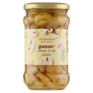 g'woon champignons gesneden