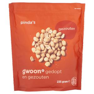 g'woon pinda's gezouten