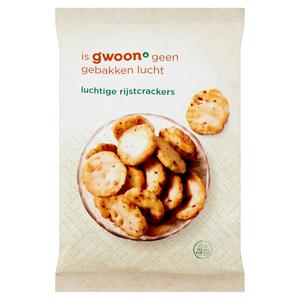 g'woon luchtige rijstcrackers