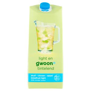 g'woon tintelfruit light druif citroen