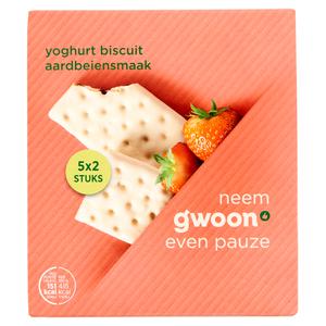 g'woon yoghurt biscuits aardbeiensmaak