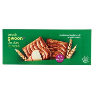 g'woon meergranenbiscuit appel