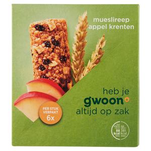 g'woon mueslireep appel krenten