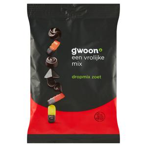 g'woon gekleurde dropmix zoet