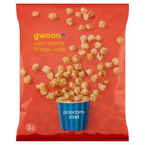 g'woon popcorn zoet