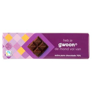 g'woon extra puur chocolade