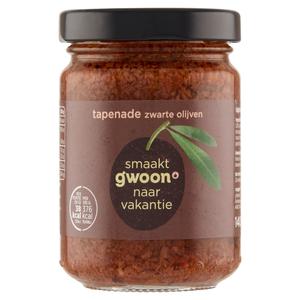 g'woon tapenade zwarte olijven