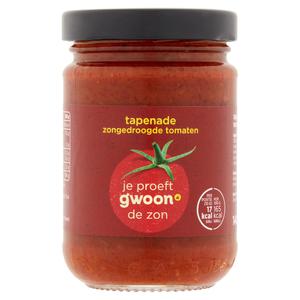 g'woon tapenade zongedroogde tomaten