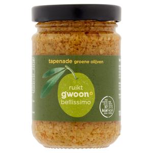 g'woon tapenade groene olijven