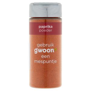 g'woon paprika poeder