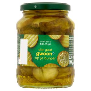 g'woon zoetzure dill chips