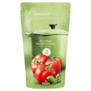 g'woon kruidige tomatensoep