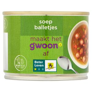 g'woon soepballetjes