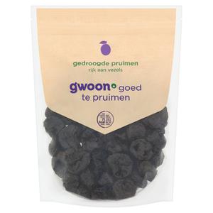 g'woon gedroogde pruimen