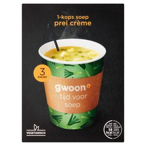 g'woon 1-kops soep prei creme