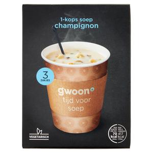 g'woon 1-kops soep champignon