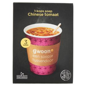 g'woon 1-kops soep chinese tomaat