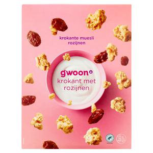 g'woon krokante muesli multi fruit