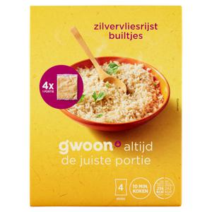 g'woon zilvervliesrijst builtjes