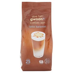 g'woon instants latte karamel zak