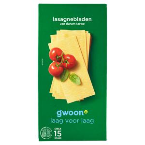 g'woon lasagne bladen