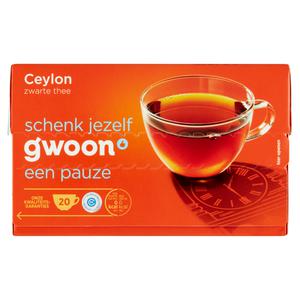 g'woon ceylon zwarte thee