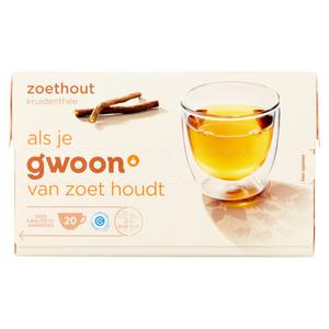 g'woon zoethout kruidenthee