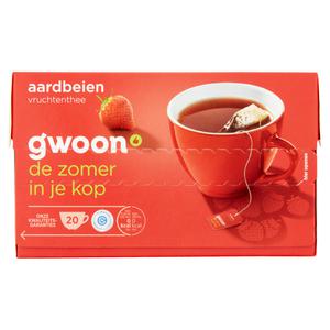 g'woon aardbeien vruchtenthee