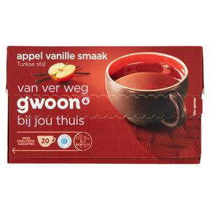 g'woon appel vanille smaak thee Turkse stijl