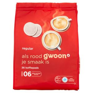 g'woon regular koffiepads