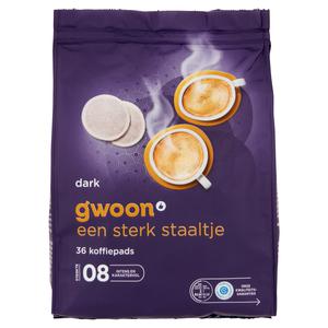 g'woon dark koffiepads