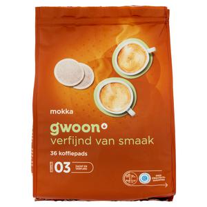 g'woon mokka koffiepads